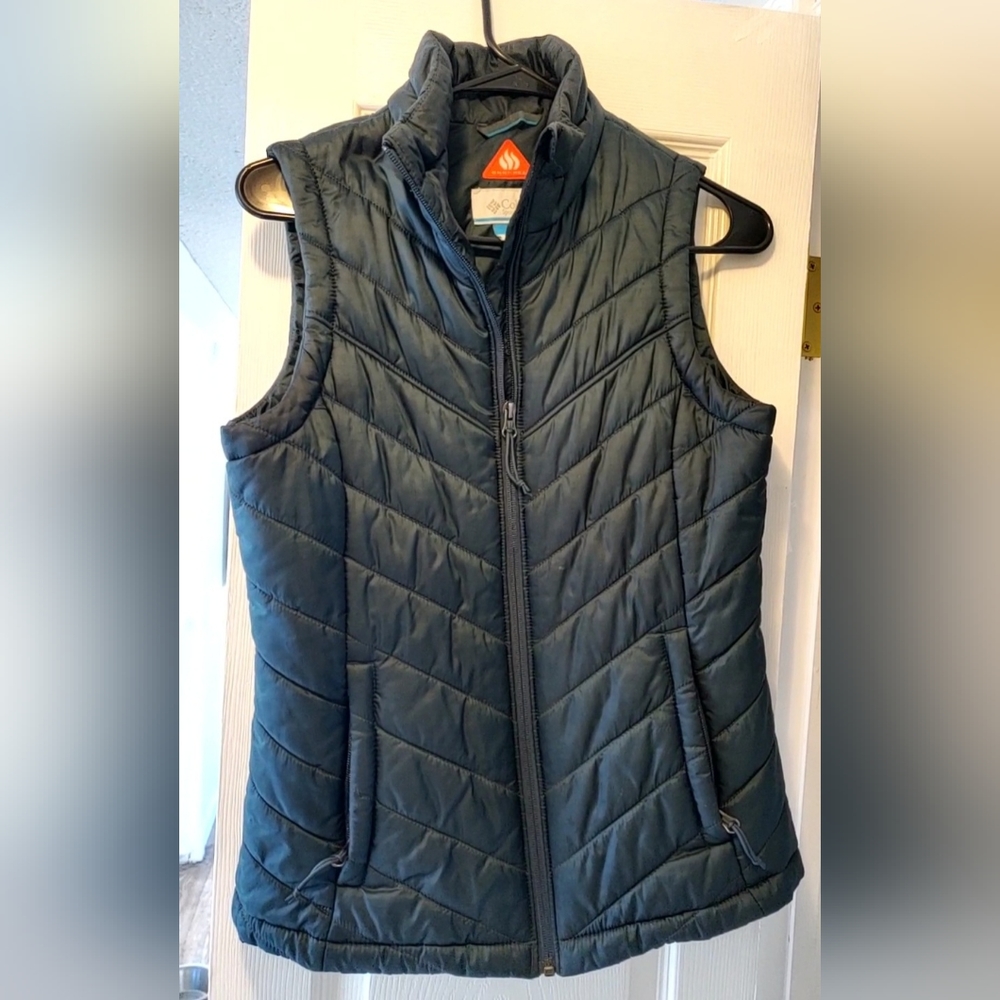 Columbia Omni-Heat Teal Vest XS